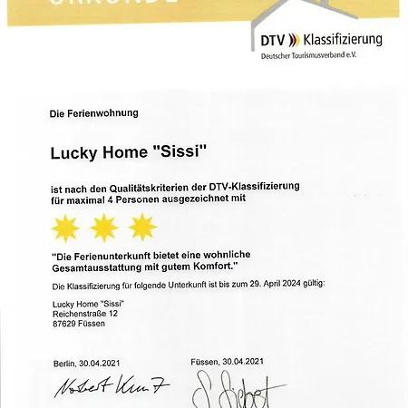 Lucky Sissi Apartment Füssen